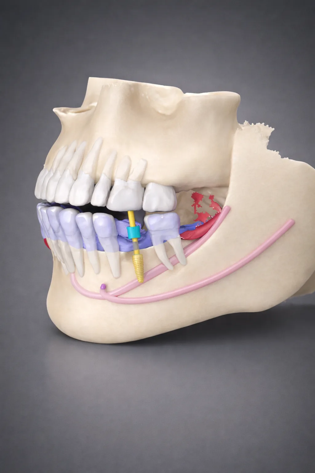 Modelo 3D de dentes com tecnologia de escaneamento digital